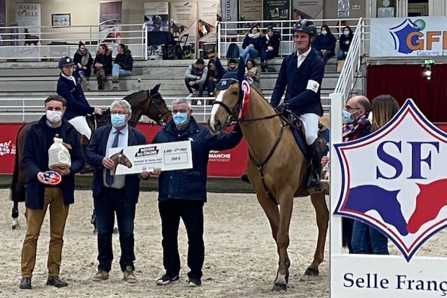 Ginko du Rouet, 3ème du Master des étalons du salon de...